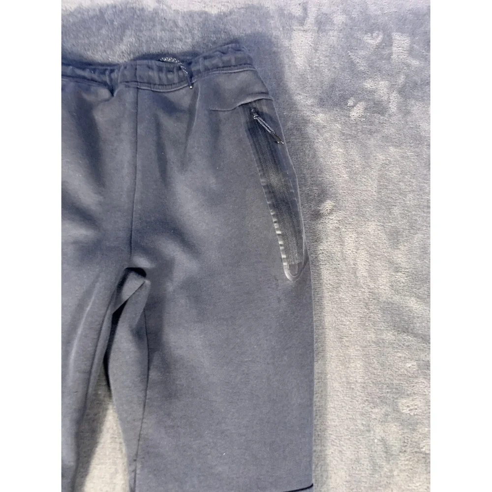 Nike Tech Fleece Joggers Men's Size S Black Tapered Sweatpants Zip Pocket Pants‎